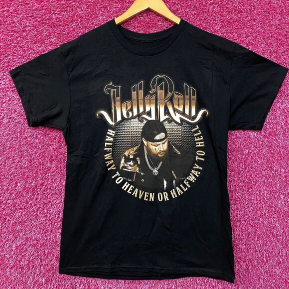 Jelly Roll Halfway To Hell Whitsitt Chapel Album T-Shirt Large - Picture 1 of 4